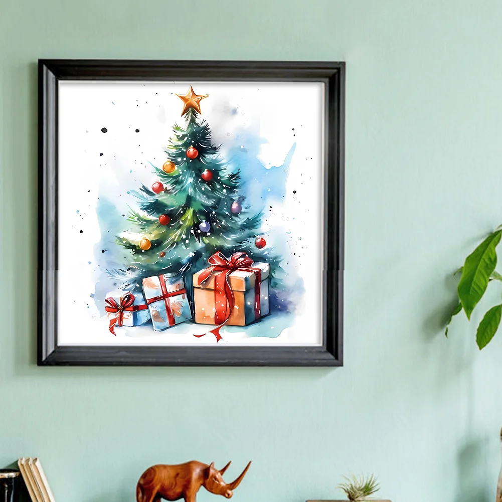 DIY Stamped Cross Stitch 11CT Full Embroidery 50*50cm - Christmas Tree