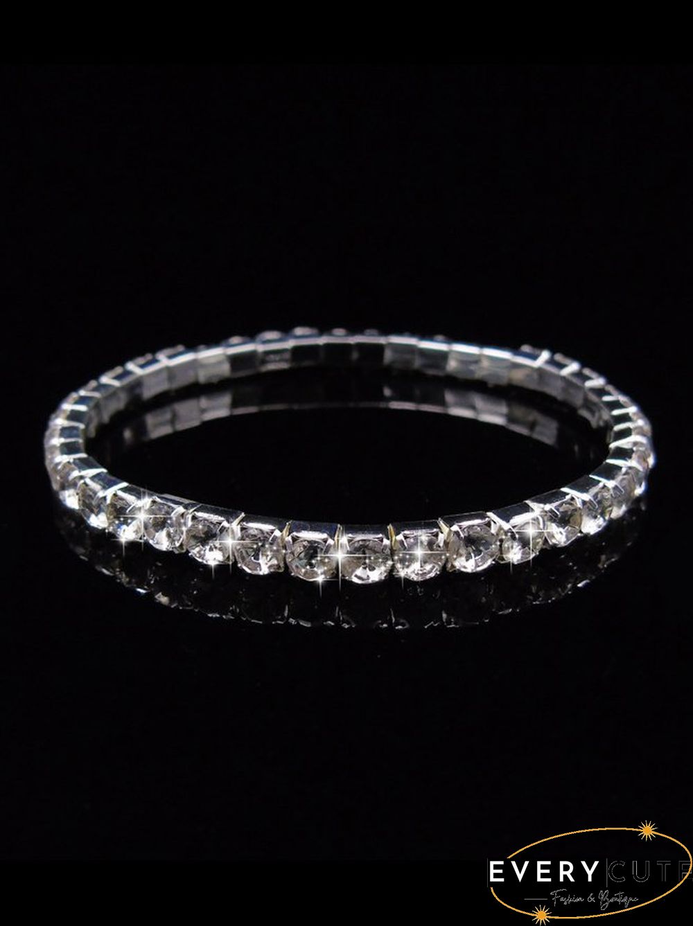 1-5 Row Full Drill Stretch Bracelet Party Bracelet