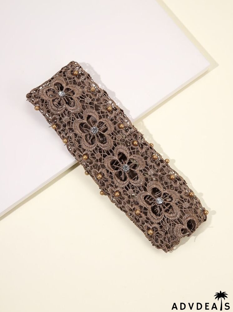 Faux Pearl Decor Hair Band