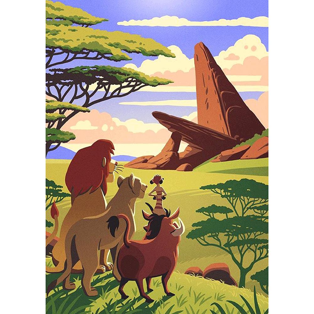 

Lion - Round Drill Diamond Painting - 30*40CM, 501 Original