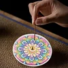 4pcs DIY Diamond Painting Incense Tray Incense Burner Stick Holder (Mandala)