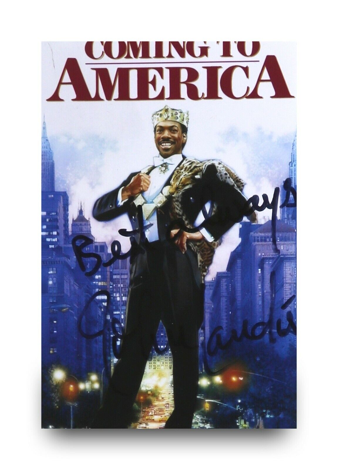 John Landis Signed 6x4 Photo Poster painting Coming To America The Blues Brothers Autograph +COA