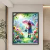 【Limited Stock Sale】Girl Watering The Flowers-11CT Stamped Cross Stitch 50*60cm/19.69*23.62in(Big Size) tapestrymarket