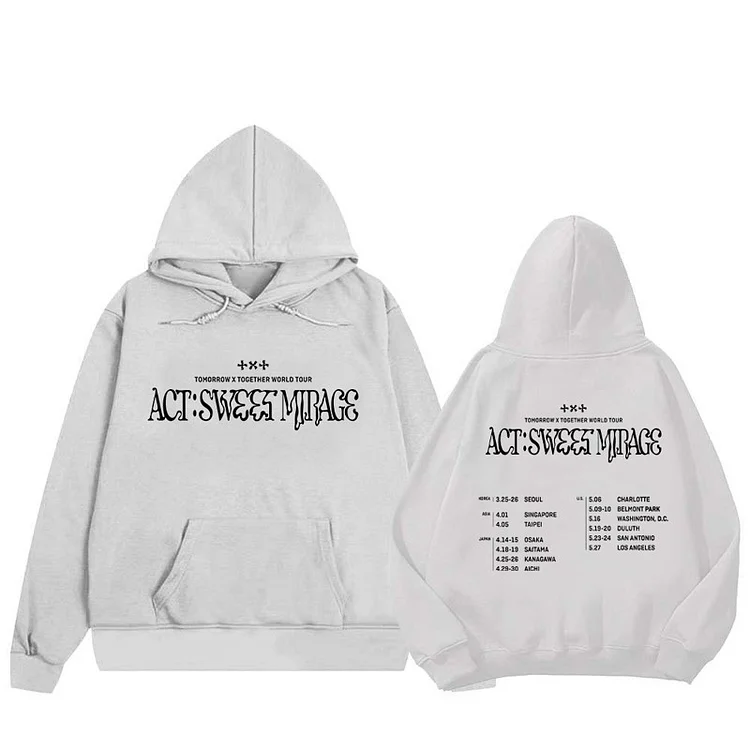 TXT World Tour ACT : SWEET MIRAGE Printed Hoodie