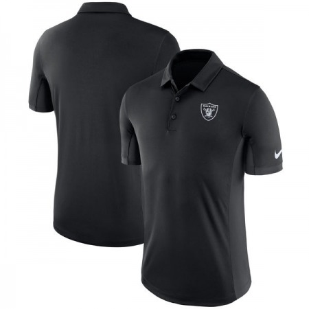Men's Oakland Raiders  Black Evergreen Polo