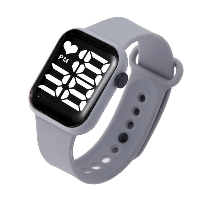 Sports Solid Color Jewelry Buckle Electronic Kids Watches