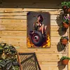 Pin up girl - Panneaux en &eacute;tain m&eacute;tallique(30*40cm)