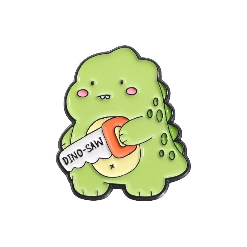 Cute Pin Cat Owl Frog Alloy Stoving Varnish Unisex Brooches