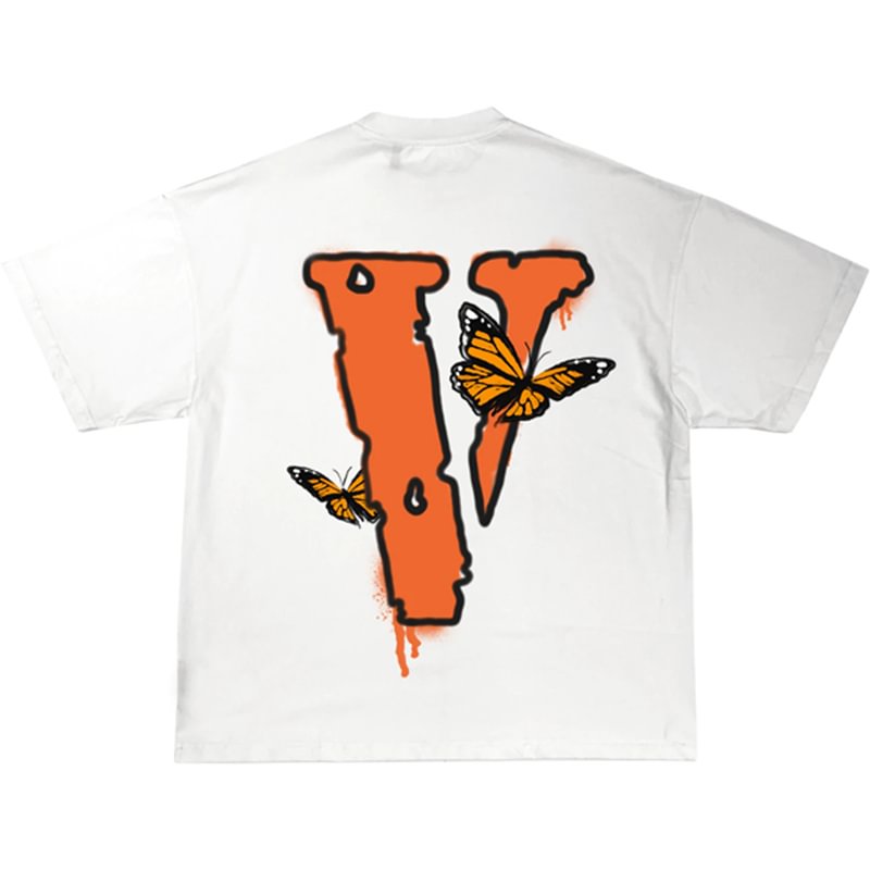 vlone t shirt orange