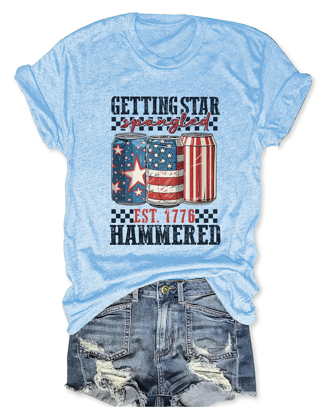 Getting Star Spangled Hammered T-shirt