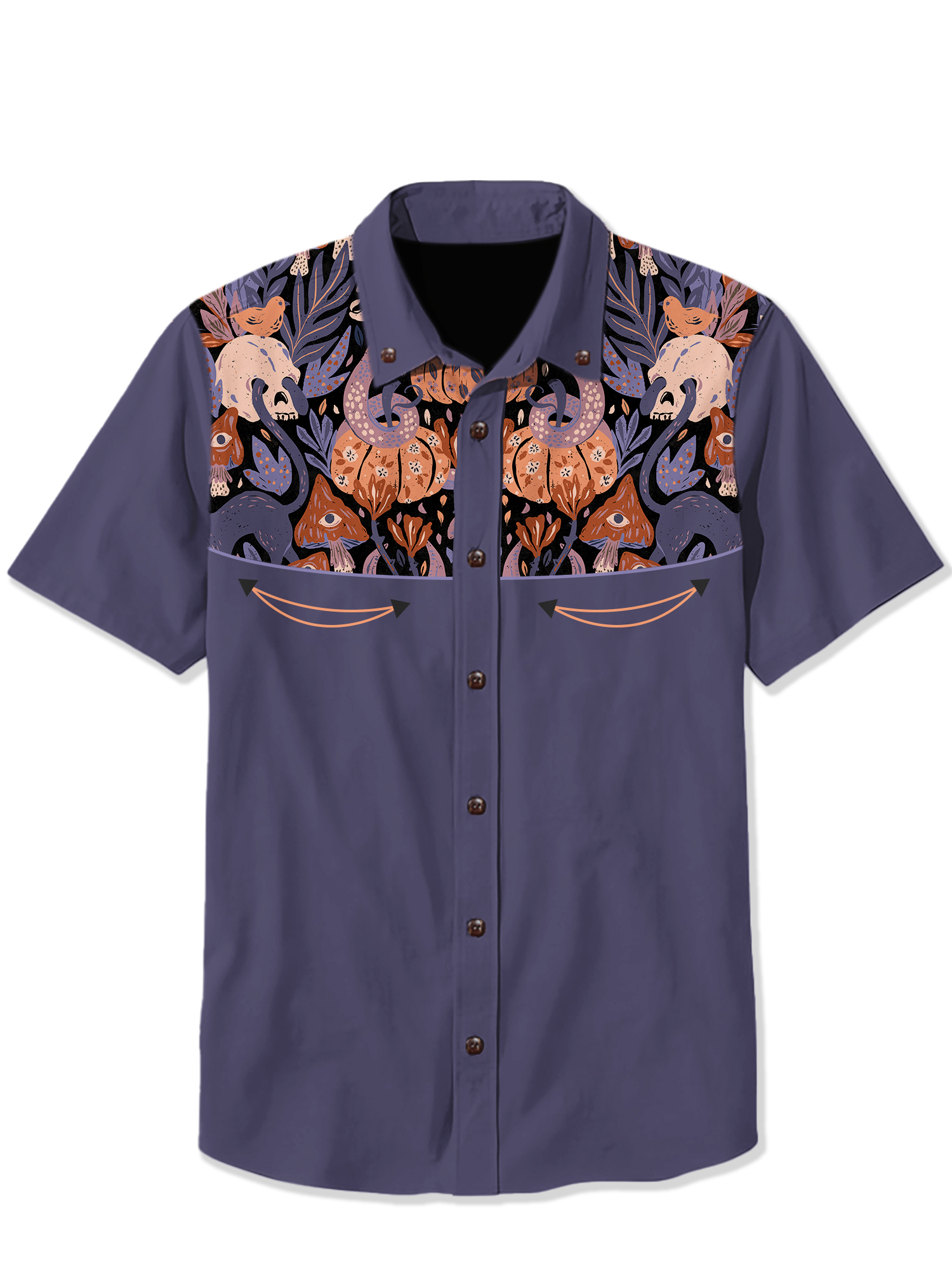 【Samira AhmadianZadeh X Boozelele】Cottagecore Halloween - 100% Cotton Shirt
