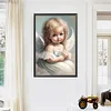 (40*60cm)Angel Girl - Round AB Drill Diamond Painting