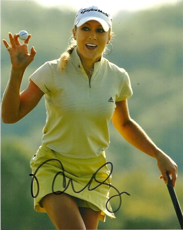 LPGA Natalie Gulbis Autographed Signed 8x10 Photo Poster painting COA 14