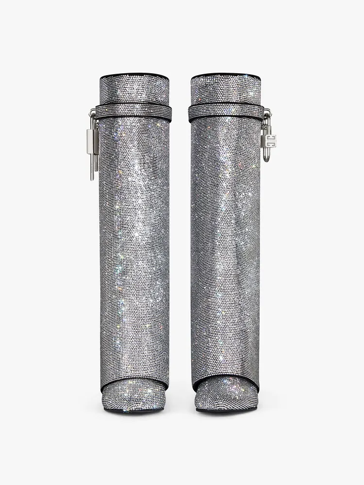 Shark Lock Boots In Strass