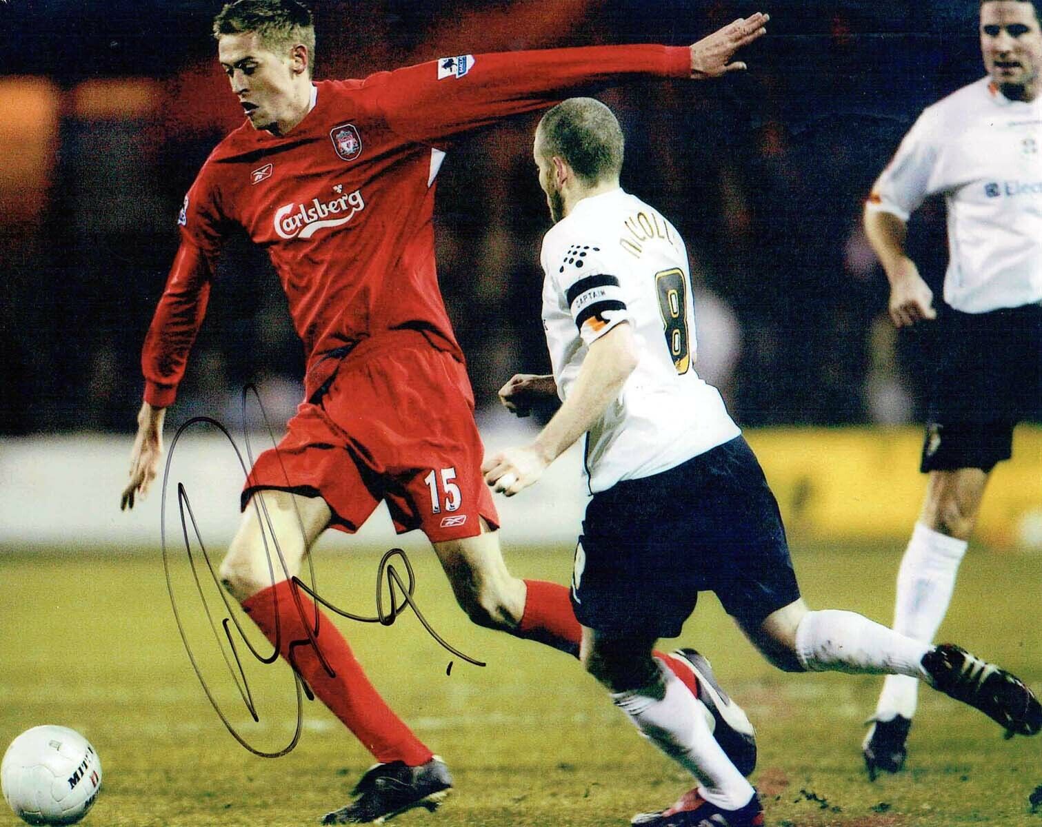 Peter CROUCH Signed Liverpool FC Anfield Autograph 12x8 Photo Poster painting AFTAL RD COA