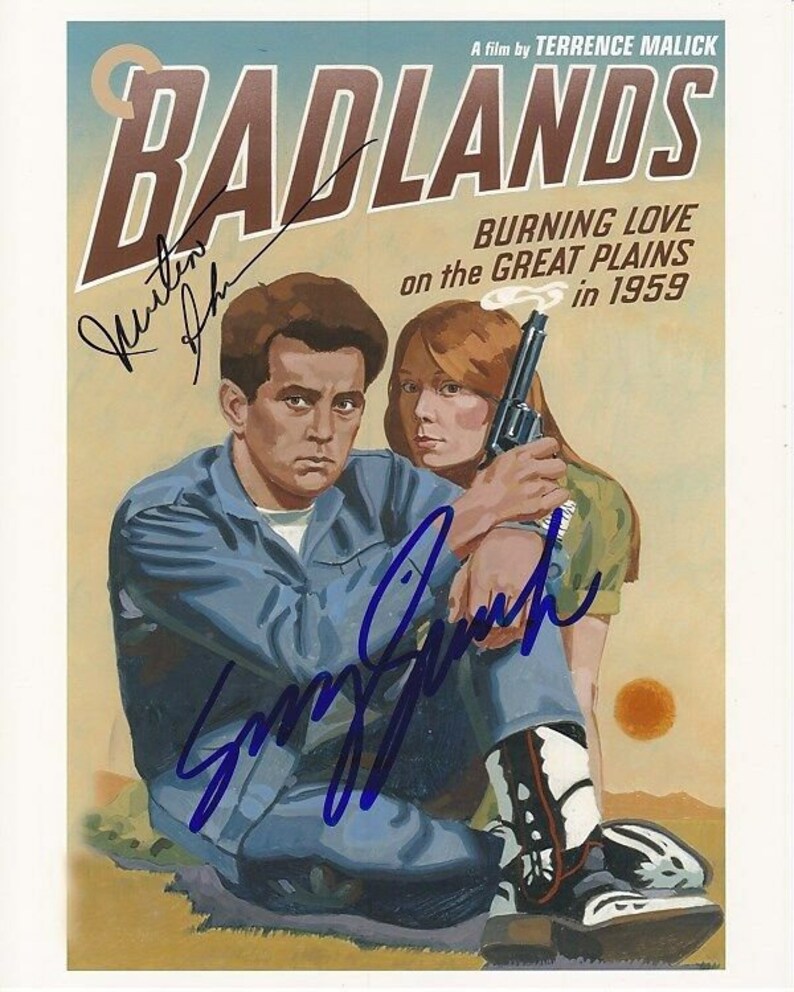 Martin sheen and sissy spacek signed autographed badlands Photo Poster painting