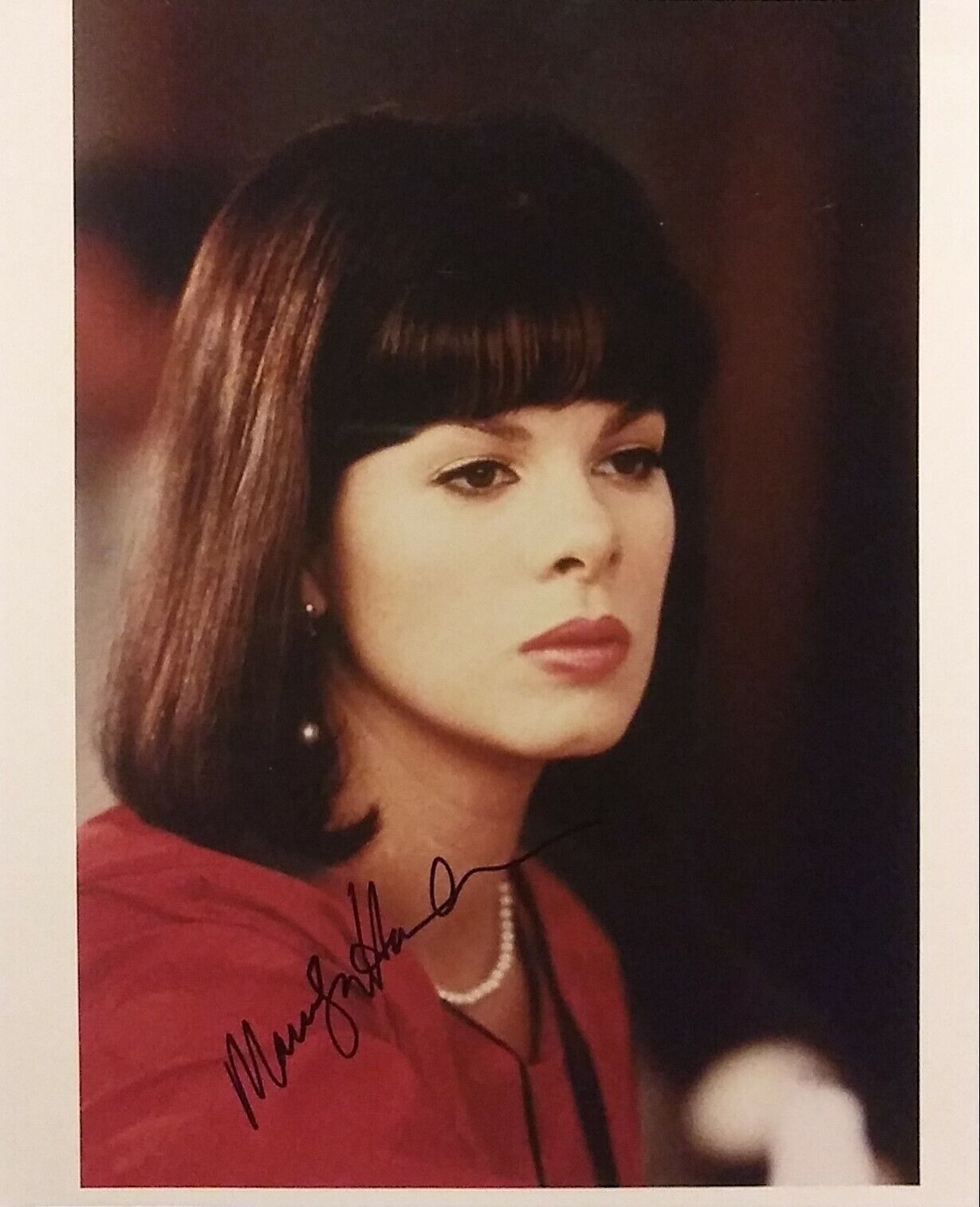 Marcia Gay Harden signed 8 x 10 COA