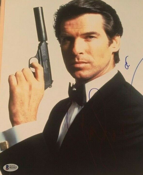 Pierce Brosnan signed autographed 11x14 Photo Poster painting James Bond Beckett Authenticated