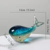 Colorful glass whale ornaments - Heal your every moment