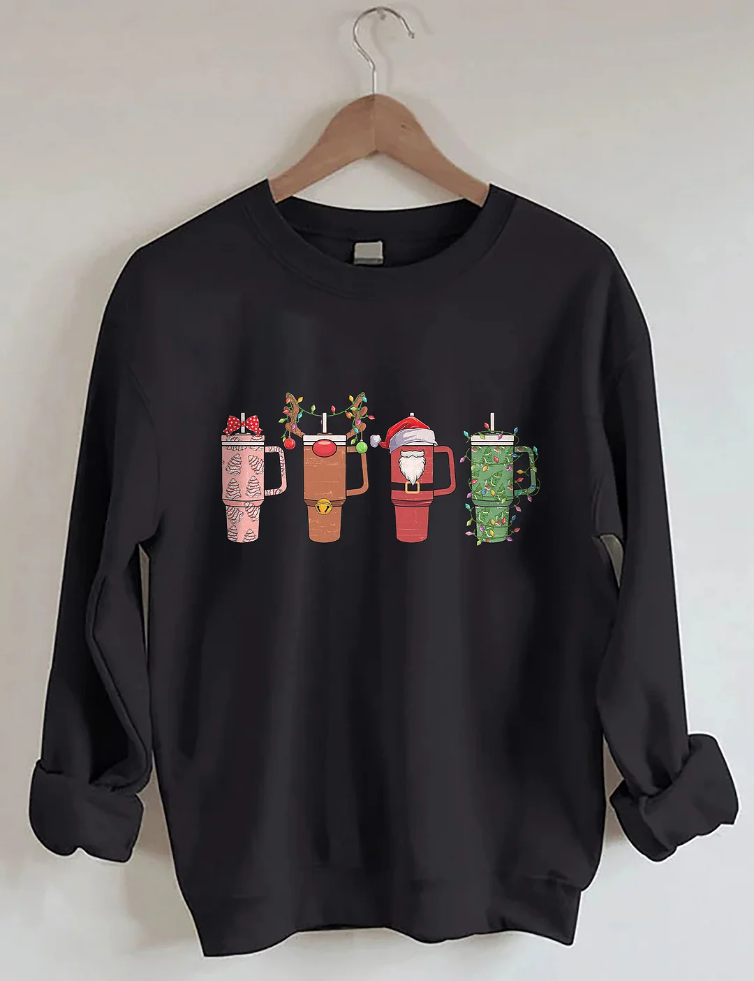 Retro Obsessive Cup Disorder Christmas Sweatshirt