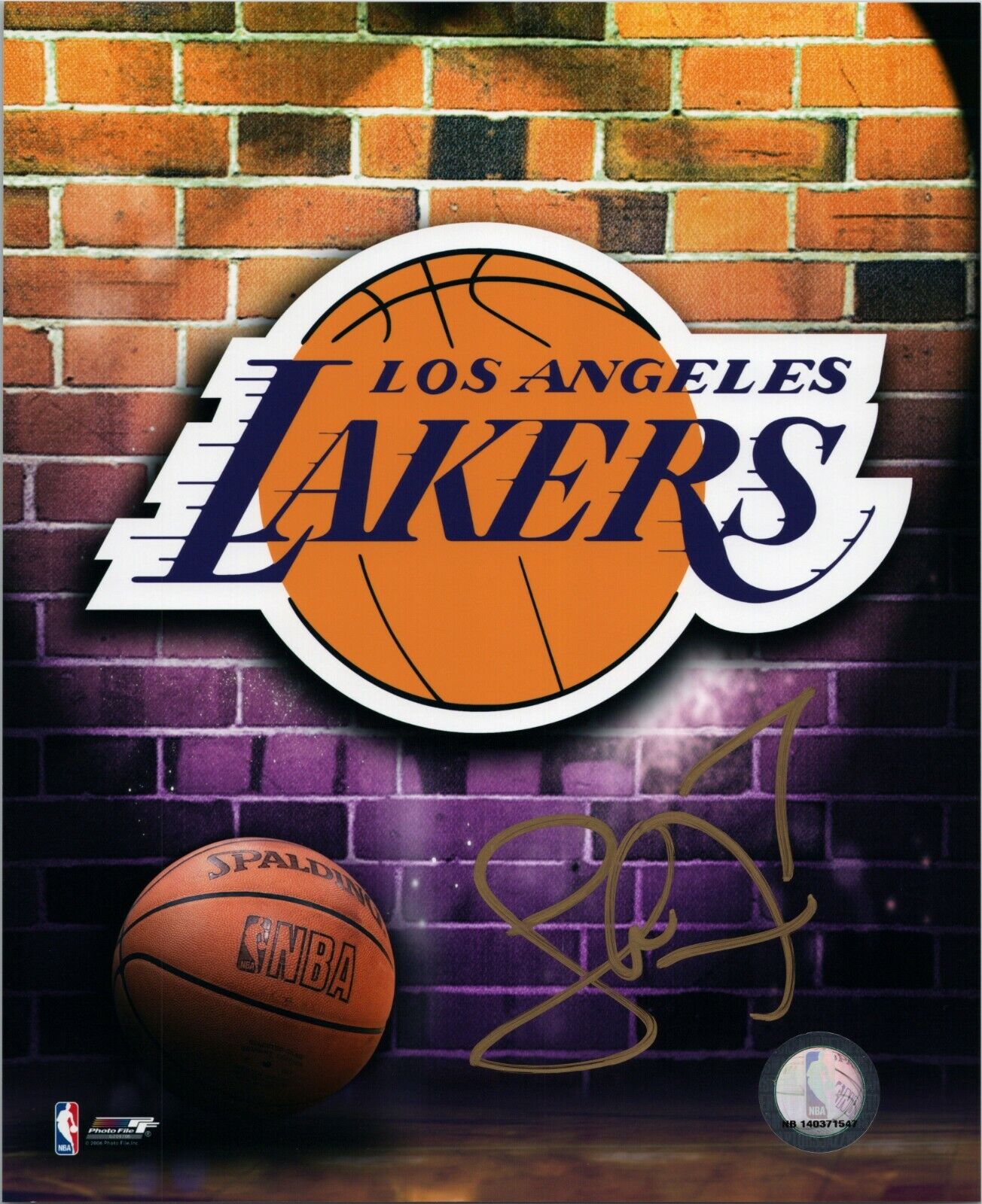 ~~ LAMAR ODOM Authentic Hand-Signed Los Angeles Lakers