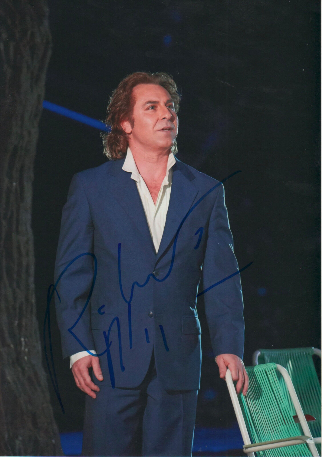 Roberto Alagna Opera signed 8x12 inch Photo Poster painting autograph