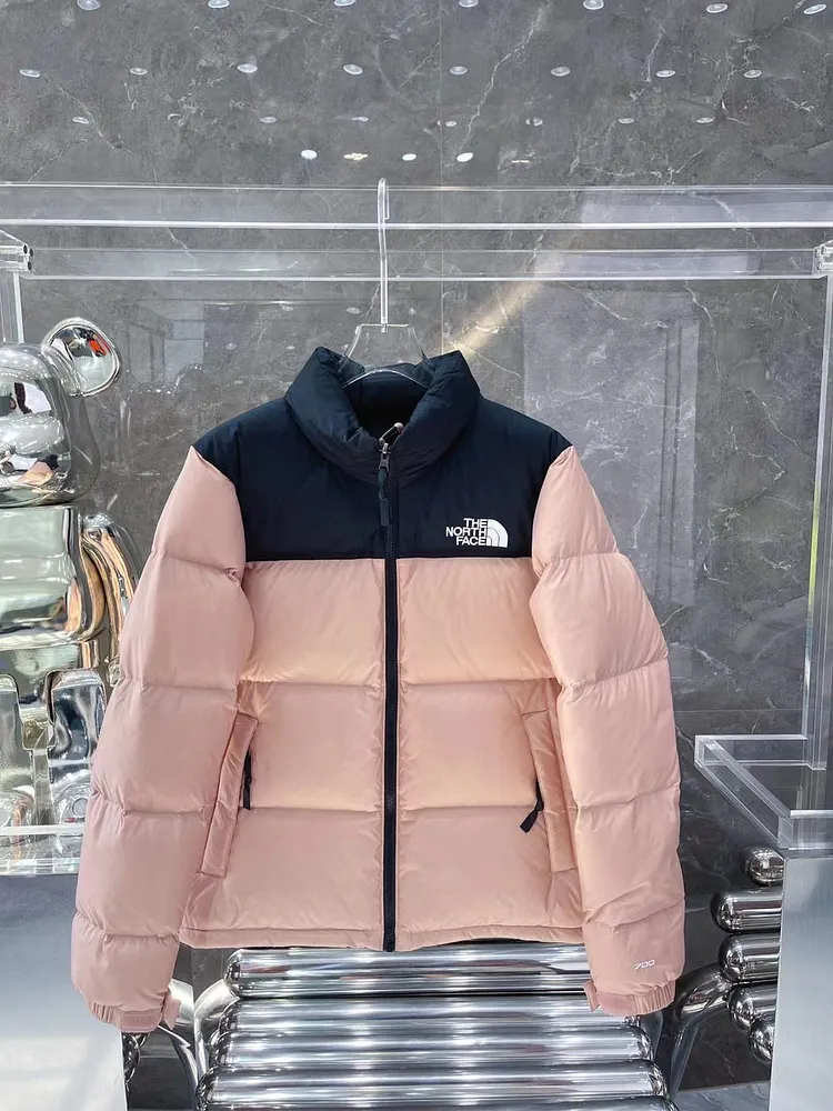 1996 The North Face light pink down jacket #Men's