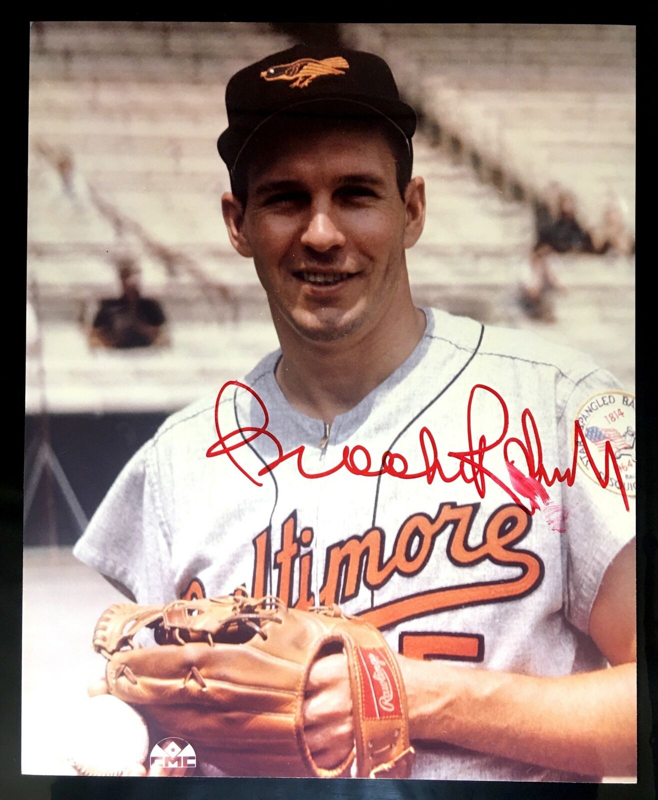 Brooks Robinson Signed 8x10 Photo Poster painting Baltimore Orioles Hall of Fame Autograph Auto