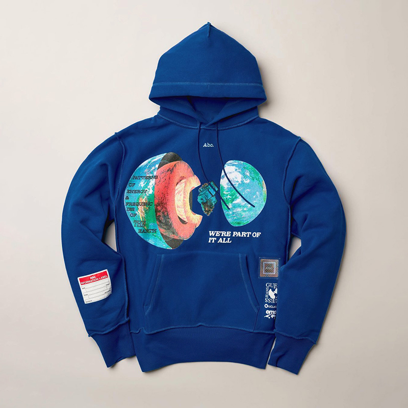 A.b.c We're Part Of It All Fleece-lined Hoodie