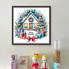 (Multi-Style)Christmas Cottage-14CT Counted Cross Stitch 40*40cm/15.75*15.75in tapestrymarket