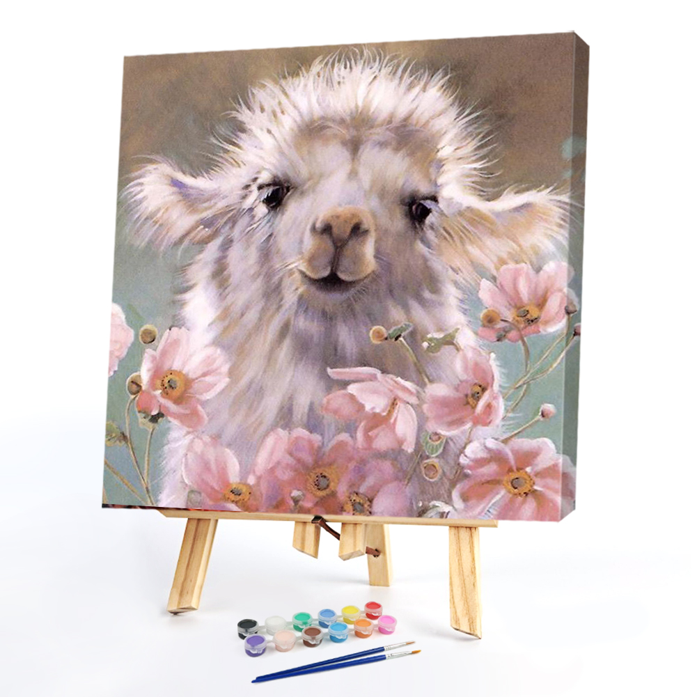 

40*40CM - Paint By Numbers - Alpaca, 501 Original