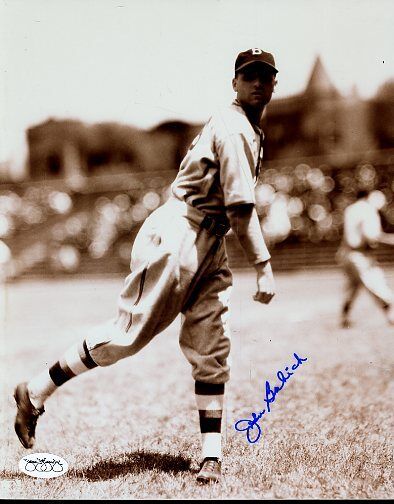 John Babich Brooklyn Dodgers Signed Jsa Sticker 8x10 Photo Poster painting Authentic Autograph