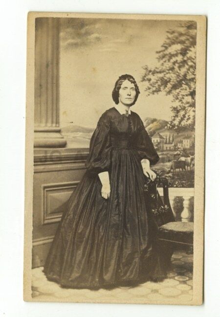 19th Century Fashion - 1800s Carte-de-visite Photo Poster painting - Holland of Washington, D.C.