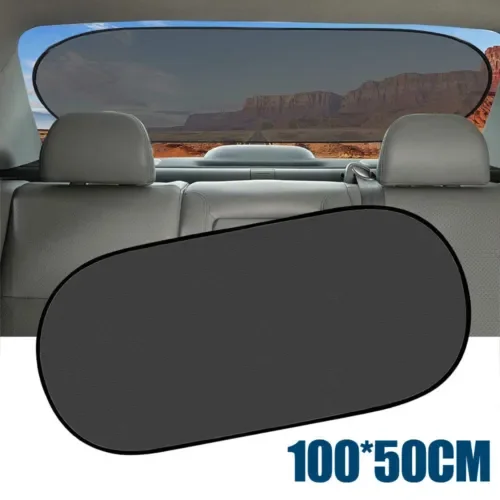 Dronehint Car Rear Back Window Sunshade Sun Shade Cover Visor Mesh Shield UV Block Parts (For: GMC) Parts