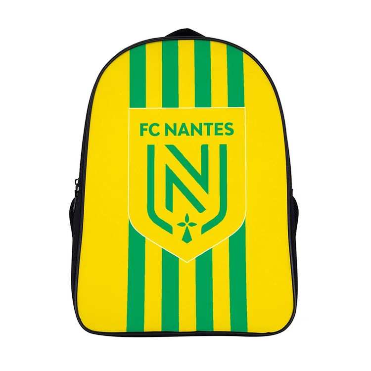 FC Nantes Sac À Dos Pour Ordinateur Portable À Deux Compartiments Sac À Dos Pour Étudiants De L'université