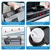 Side Window Backseat Hanging Organizer with Cup Holder Car Side Door Storage Box