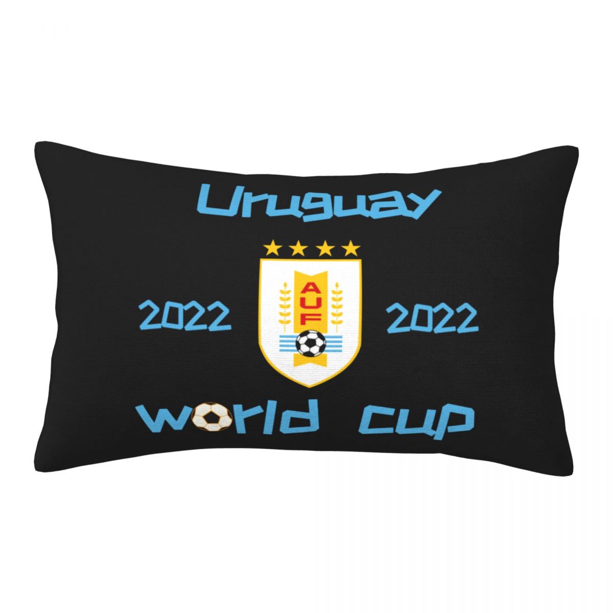 Uruguay 2022 World Cup Team Logo Throw Pillow Covers