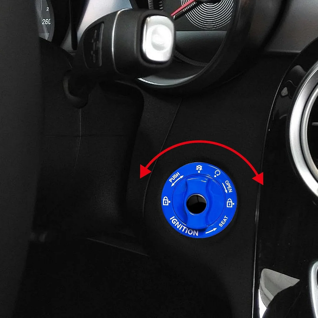 Push Button Start Cover - Metal Car Engine Start Stop Button Cover