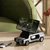 Creative Car Shape Design Multifunctional Cool Clock Desktop Stand Wireless Fast Charging