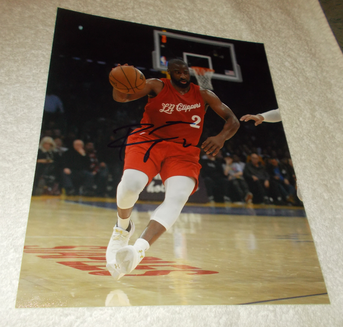 RAYMOND FELTON LOS CLIPPERS SIGNED AUTOGRAPHED 8x10 Photo Poster painting Basketball