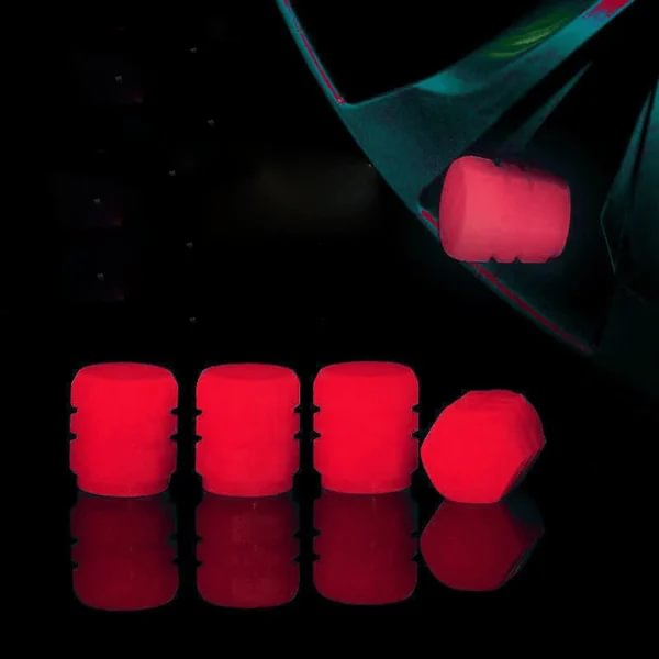 Universal Fluorescent Car Tire Valve Caps