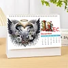 2026 Calendar Diamond Painting Kit DIY Diamond Art Desk Calendar for Home Office