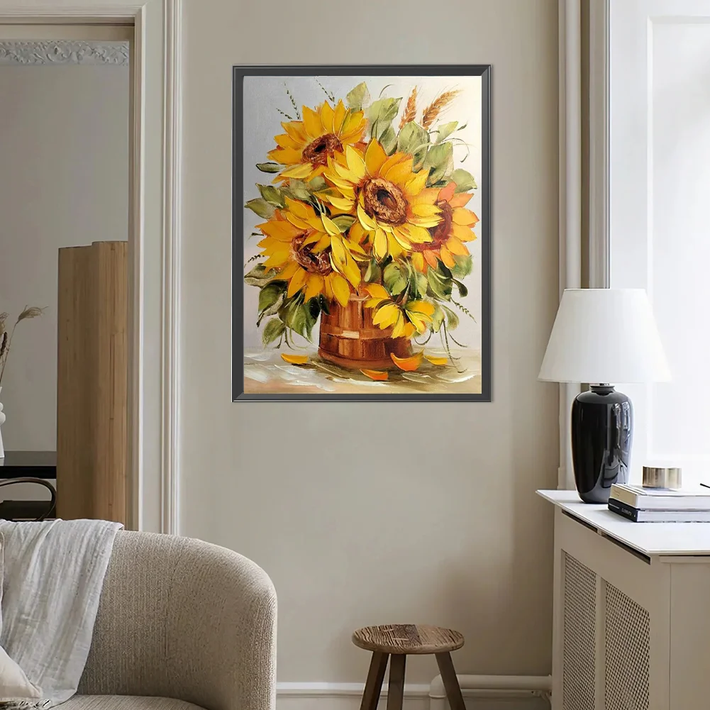Diamond Painting - Full Round Drill - Sunflower(Canvas|40*50cm)