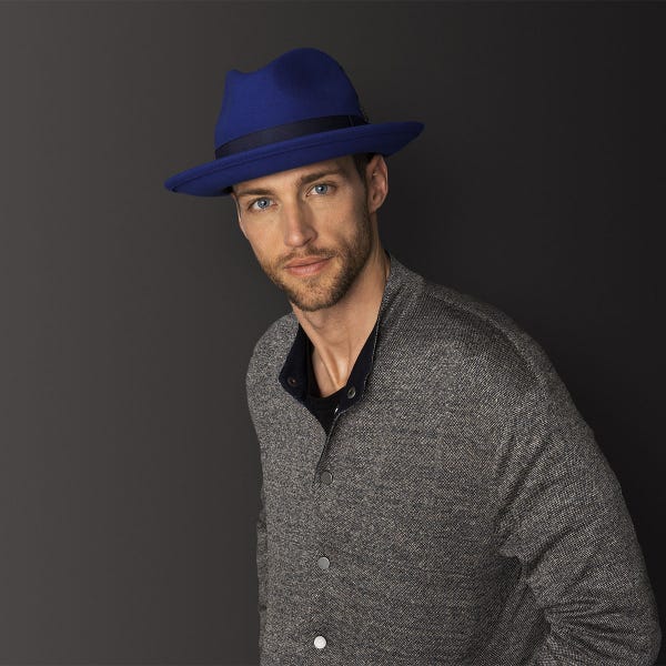 7 Colors-Brixon Fedora &ndash; Cordovan [Fast shipping and box packing]