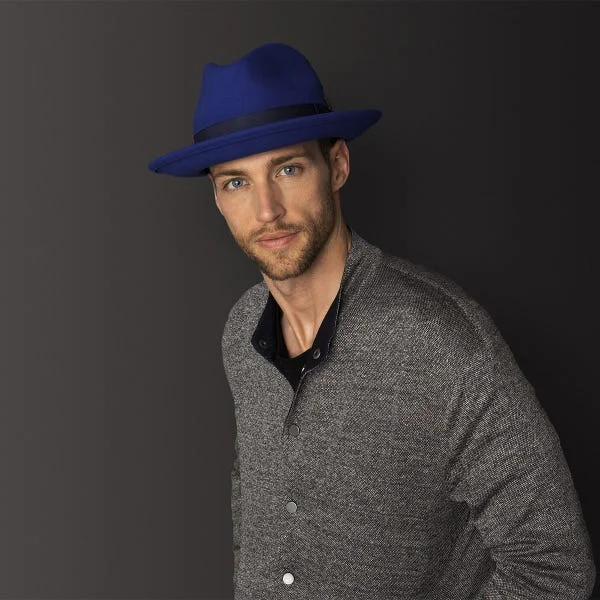 7 Colors-Brixon Fedora &ndash; Cordovan [Fast shipping and box packing]