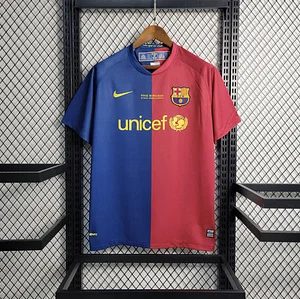 2008/2009 Retro Barcelona Football Shirt Home Champions League 1:1 Thai Quality