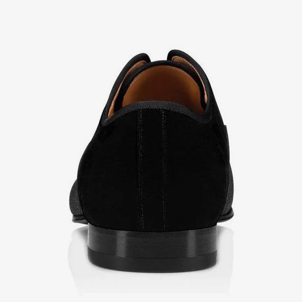 Merumote Gentleman's Oxford Loafer Slip-On Shoes  Classic LaceUp Formal Party Matte Shoes-MERUMOTE