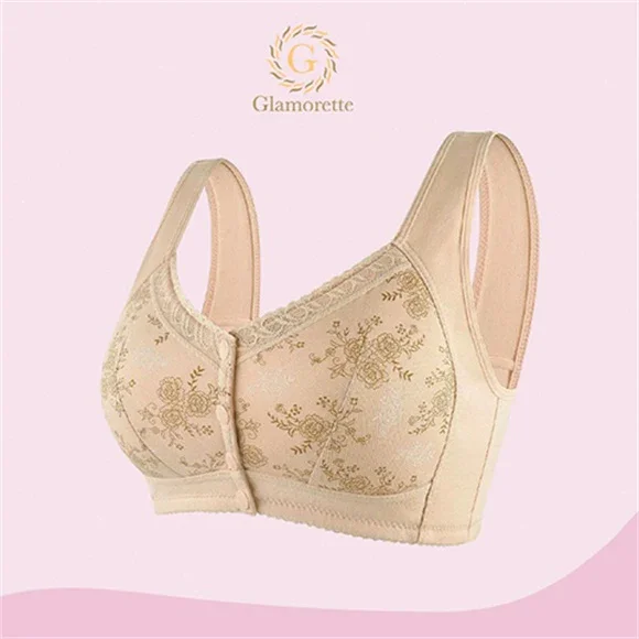 Faith Bra - Glamorette - Cotton Front Closure Bra Faireol