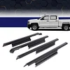 PIT66 Trail Armor Rocker Panel Compatible with 2014 2015 2016 2017 2018 Chevy Silverado 1500 Crew Cab