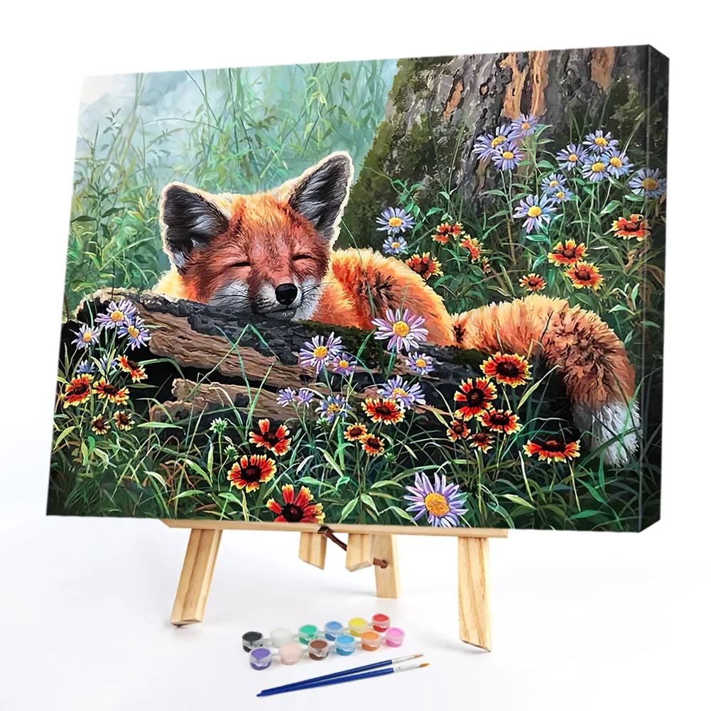 Cute Fox - Paint By Numbers(50*40CM)